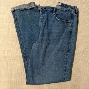 Abercrombie extra long straight jeans